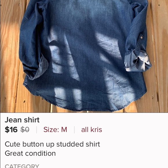Jean shirt - Picture 5 of 5